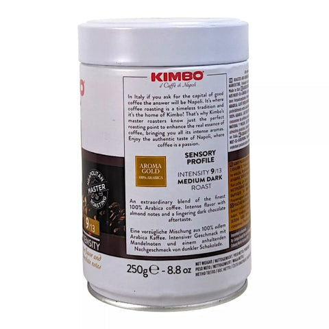 Kimbo Aroma Gold Ground Tin 250g