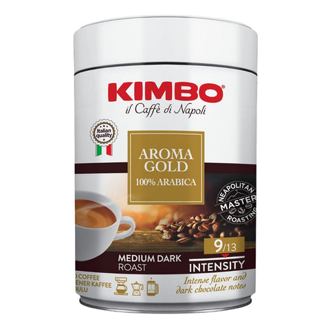 Kimbo Aroma Gold Ground Tin 250g
