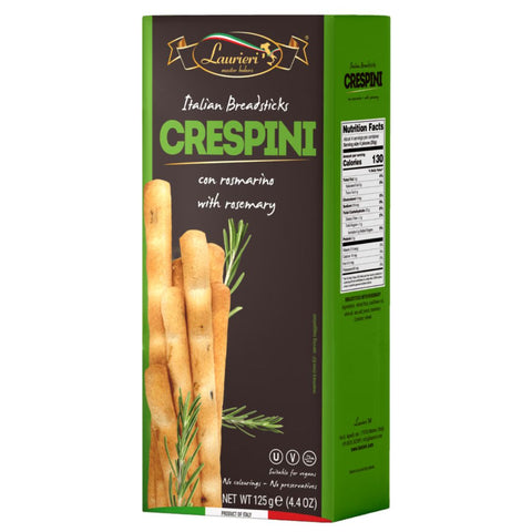 Laurieri Crespini Rosmarino (Rosemary breadsticks) 125g