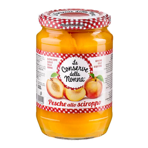 Le Conserve della Nonna Pesche Sciroppate (Peaches in syrup) 690g