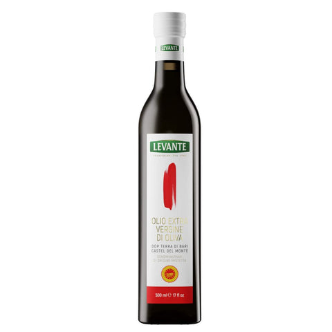 Levante Olio Extra Vergine di Oliva DOP Terra di Bari Castel del Monte (Extra Virgin Olive) 500Ml