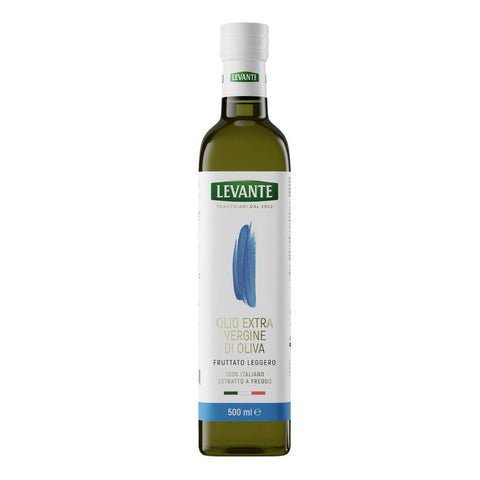 Levante Olio Extra Vergine di Oliva Fruttato Leggero (Extra Virgin Olive) 500Ml