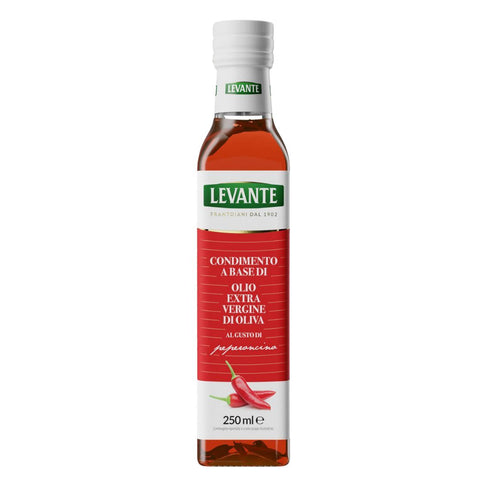 Levante Olio Extra Vergine di Oliva al Peperoncino (Chilli EVOO) 250 Ml