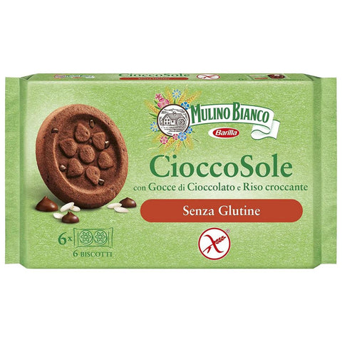 Mulino Bianco CioccoSole (gluten free with choc chips and rice) 250g (Clearance 15/05/2024)