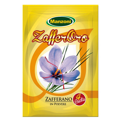 Manzoni Saffron Powder 0,50gr (4 sachets x 0,125g)