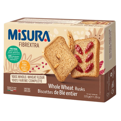 Misura Fette Biscottate Fibrextra (whole grain wheat) 320g