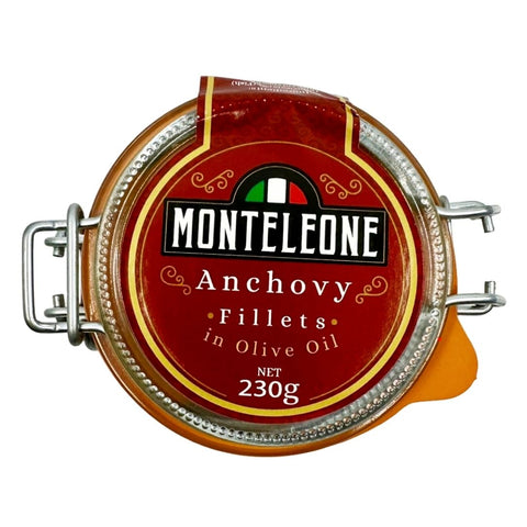 Monteleone Filetti di Alici in Olio di Oliva (Anchovy fillets in olive oil) 230g