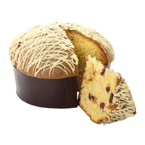 Muzzi Panettone Fragoline, Cioccolato Bianco e Pepe Verde (Strawberry, white chocolate & green pepper) 750g