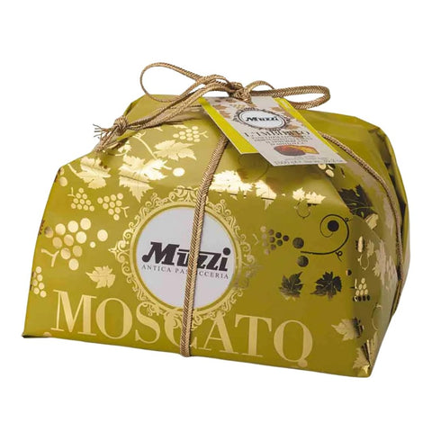 Muzzi Panettone Moscato (Raisins soaked in Moscato d'Asti wine) 1kg