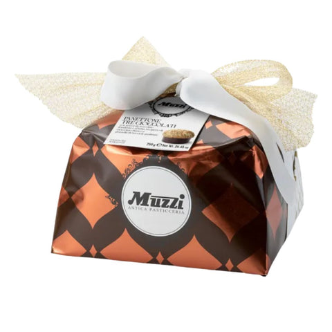 Muzzi Panettone ai 3 Cioccolati (3 Chocolates) 750g