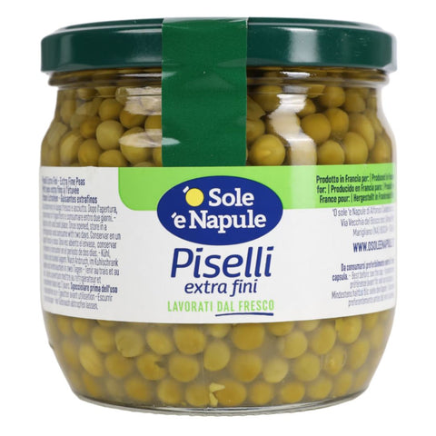 'O Sole 'E Napule Piselli extra fini (Extra fine Green Peas) 330g