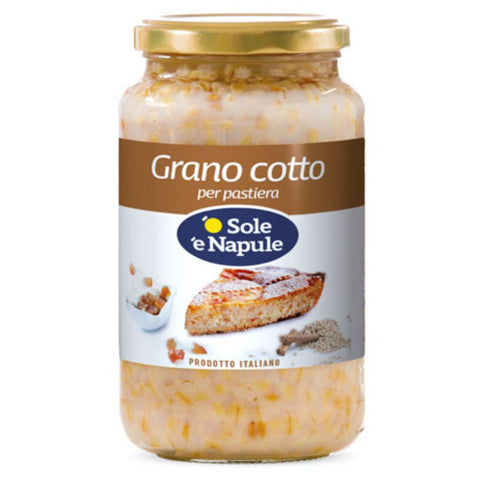 'O Sole 'e Napule Grano Cotto per Pastiera (Precooked Wheat) 580g