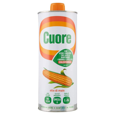 Olio Cuore Corn Seed Oil 1L - Clearance (Best Before 22/03/2024)
