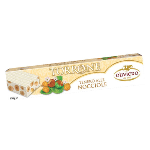 Oliviero Torrone Tenero Nocciole (Soft Hazelnuts Nougat) 150g