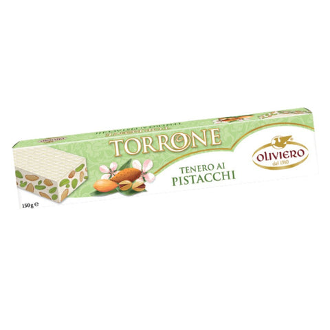 Oliviero Torrone Tenero Pistacchio (Soft Pistachios Nougat) 150g