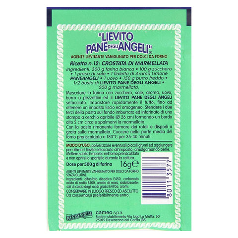 Paneangeli Lievito Vanigliato (Vanilla Yeast) 16g