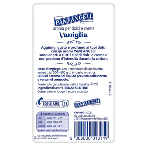 Paneangeli Vanilla Essence (Aroma Vaniglia) 2x2ml