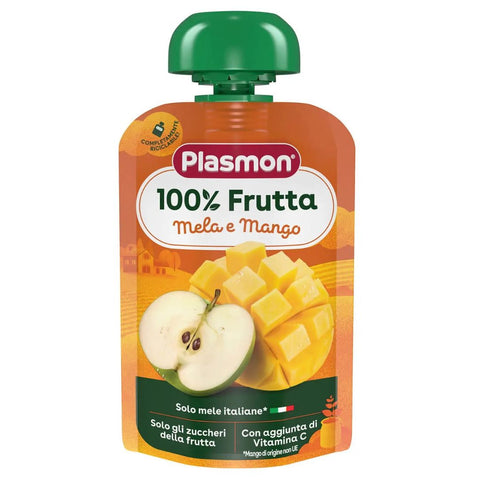 Plasmon Spremi e Gusta 100% Mela e Mago (Apple and Mango) 100g