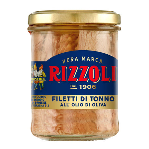 Rizzoli Filetti di Tonno all'Olio di Oliva (Tuna fillets in olive oil) 200g