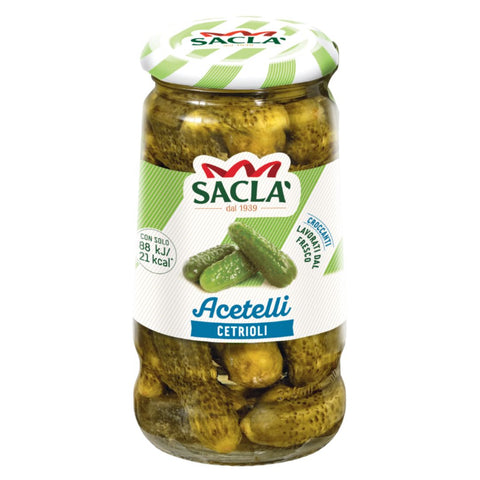 Saclà Cetrioli in Aceto (Gherkins in vinegar) 290g