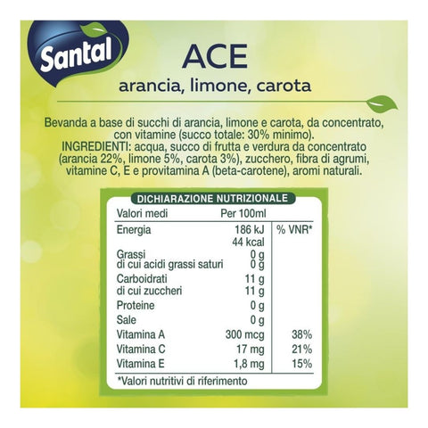 Santal Ace Juice (Orange, lemon, carrot) 1l