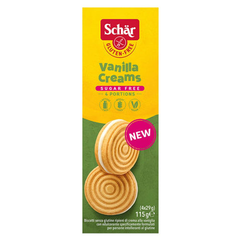 Schar Vanilla Creams Biscuits 115g