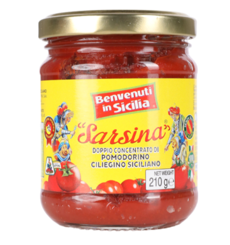 Contorno Sarsina Doppio Concentrato di Pomodoro (Tomato double concentrate paste) 200g