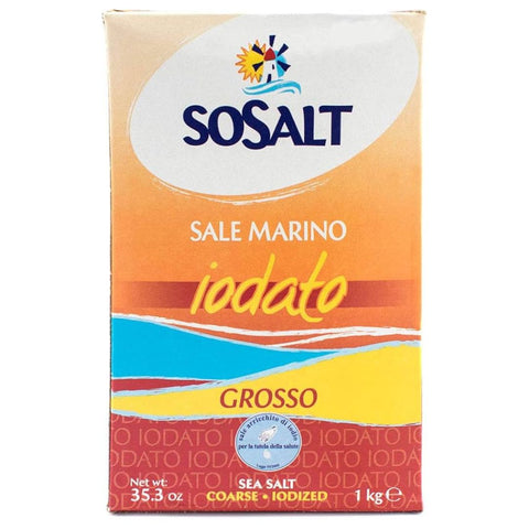 Sosalt Sea Salt - Coarse - Iodised 1Kg