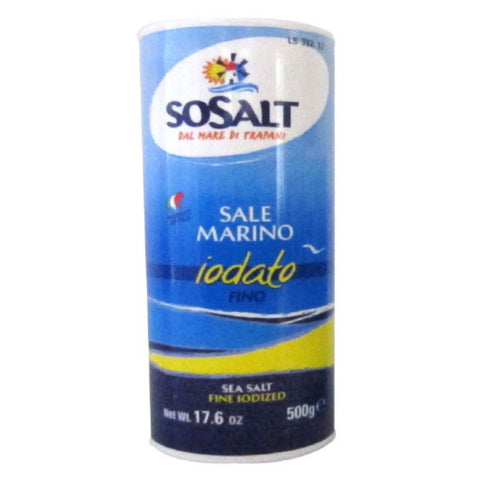 Sosalt Sea Salt - Fine - Iodised Dispenser 500g