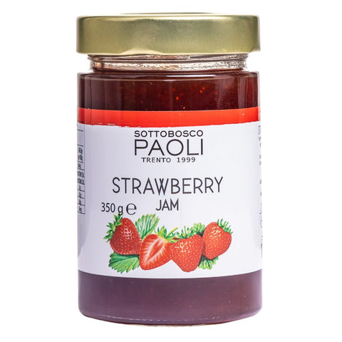 Sottobosco Paoli Confettura Extra di Fragole (Strawberry jam) 350g