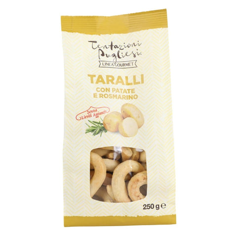 Tentazioni Pugliesi Taralli Patate e Rosmarino (Potato & rosemary) 250g