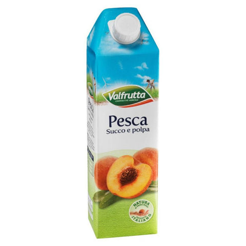 Valfrutta Succo e Polpa di Pesca (Peach Nectar) 1L