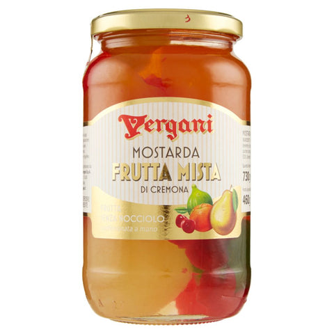 Vergani Mostarda Di Cremona Frutta Mista (mixed fruit) 400g