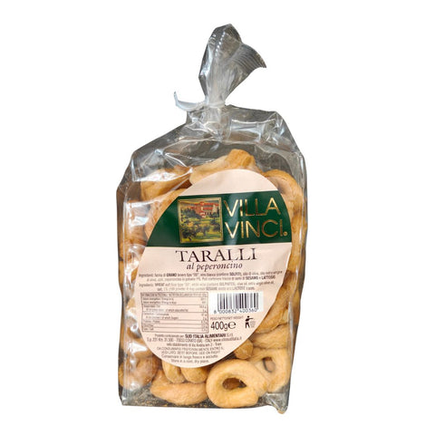 Villa Vinci Taralli al Peperoncino (Chilli) 400g