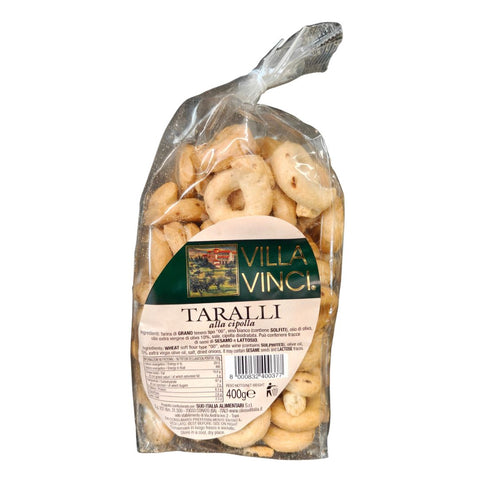 Villa Vinci Taralli alla Cipolla (Onion) 400g