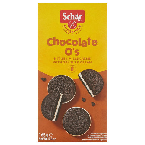 Schar Chocolate O's Biscuits 165g