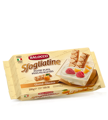 Buy Balocco Sfogliatine Glazed Pastry Puff Biscuits 200g at La Dispensa