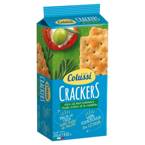 Buy Colussi Rosemary Crackers 250g at La Dispensa