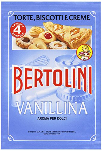 Buy Bertolini Vanilla 0.5g x 4 sachets at La Dispensa