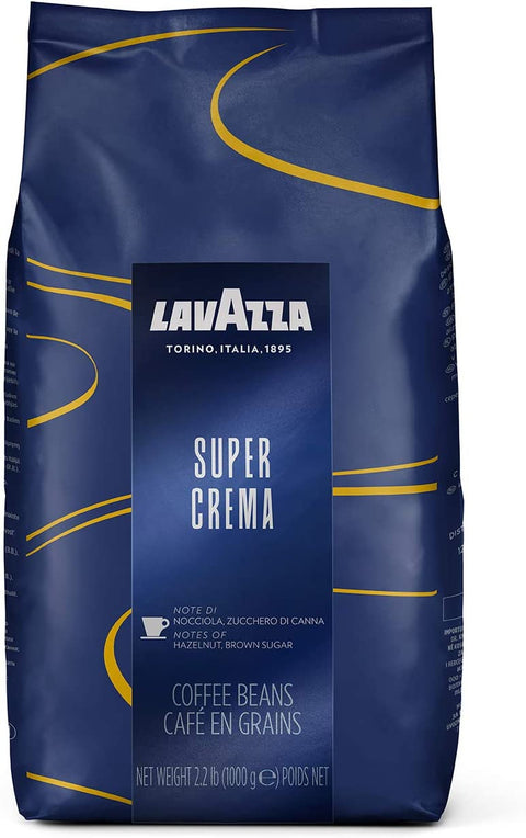 Buy Lavazza Super Crema Coffee Beans 1kg at La Dispensa