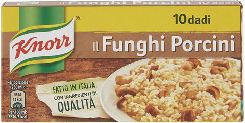 Buy Knorr Porcini Mushroom Stock Cubes 100g at La Dispensa