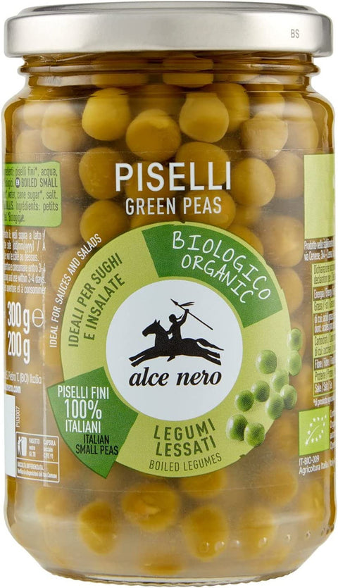 Buy Alce Nero Organic cooked Peas 300g at La Dispensa