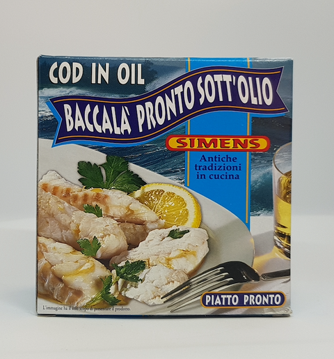 Buy Simens Baccala in Olive Oil (Cod) 290g at La Dispensa