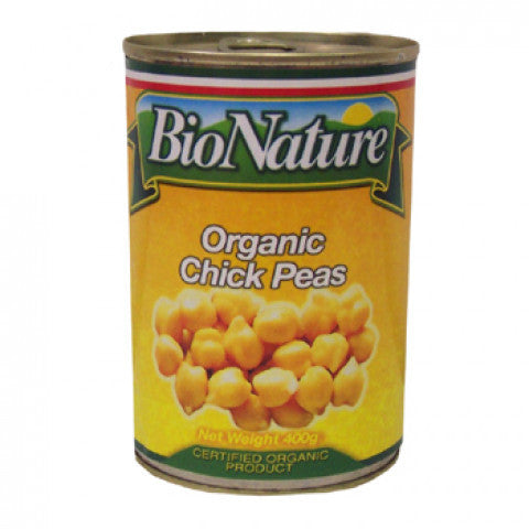 Buy BioNature Organic Chick Peas (Ceci) Beans in Can 400g at La Dispensa