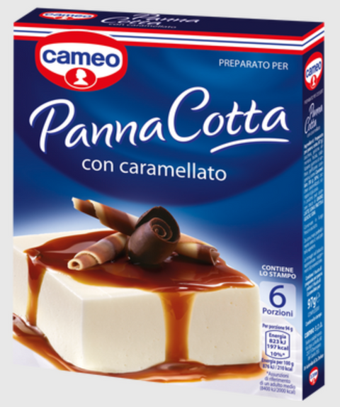Buy Cameo Panna Cotta with caramel 6 sachets 97g at La Dispensa