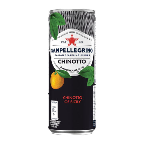 Buy San Pellegrino Chinotto Slim Can 4x330ml at La Dispensa