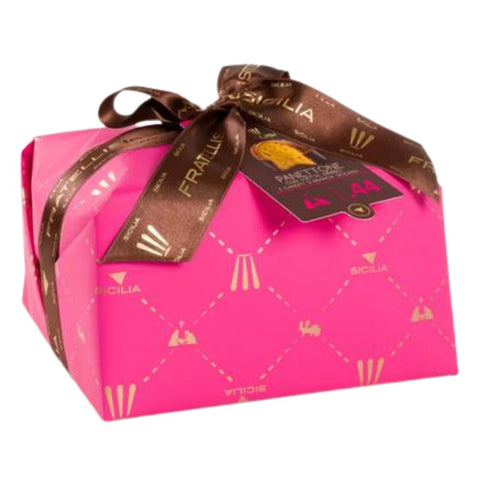 Buy Fratelli Sicilia Panettone with raisins and Sicilian candied orange with Zibibbo 1Kg at La Dispensa
