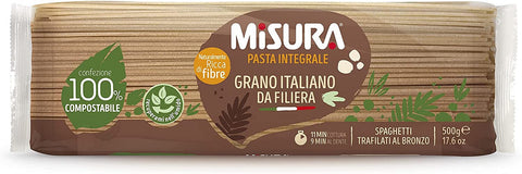 Buy Misura Pasta Integrale (whole durum wheat) Spaghetti 500g at La Dispensa