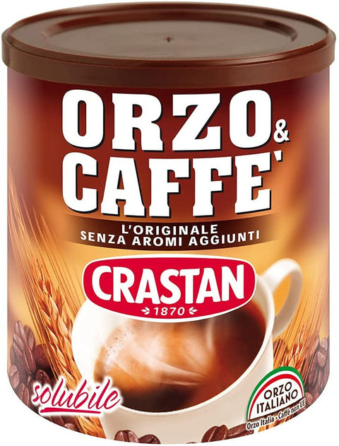 Buy Crastan Barley & Coffee Powder Instant(Orzo e Caffe Solubile) 120g at La Dispensa