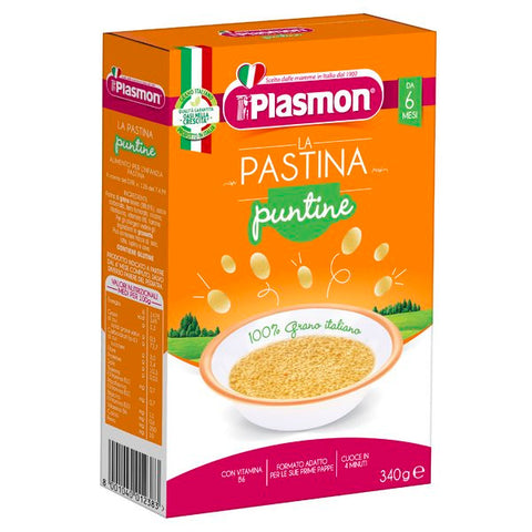 Buy Plasmon Baby Pasta Puntine 340g at La Dispensa